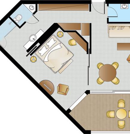 Open plan VIP Suites