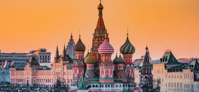 Sankt Peterburg i Moskva